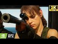 Metal Gear Solid V The Phantom Pain | Quiet Saves Big Boss | Cinematic Scene #mgsv #bigboss