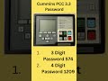 Cummins PCC 3.3 Password #shorts #training #education #technology #knowledge#electricaleducation