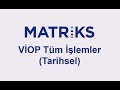 VİOP Tüm İşlemler (Tarihsel)