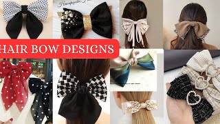 50 HAIRBOW STYLES YOU CAN MAKE FROM HOME WITH FABRICS #bowmaking #hairbows