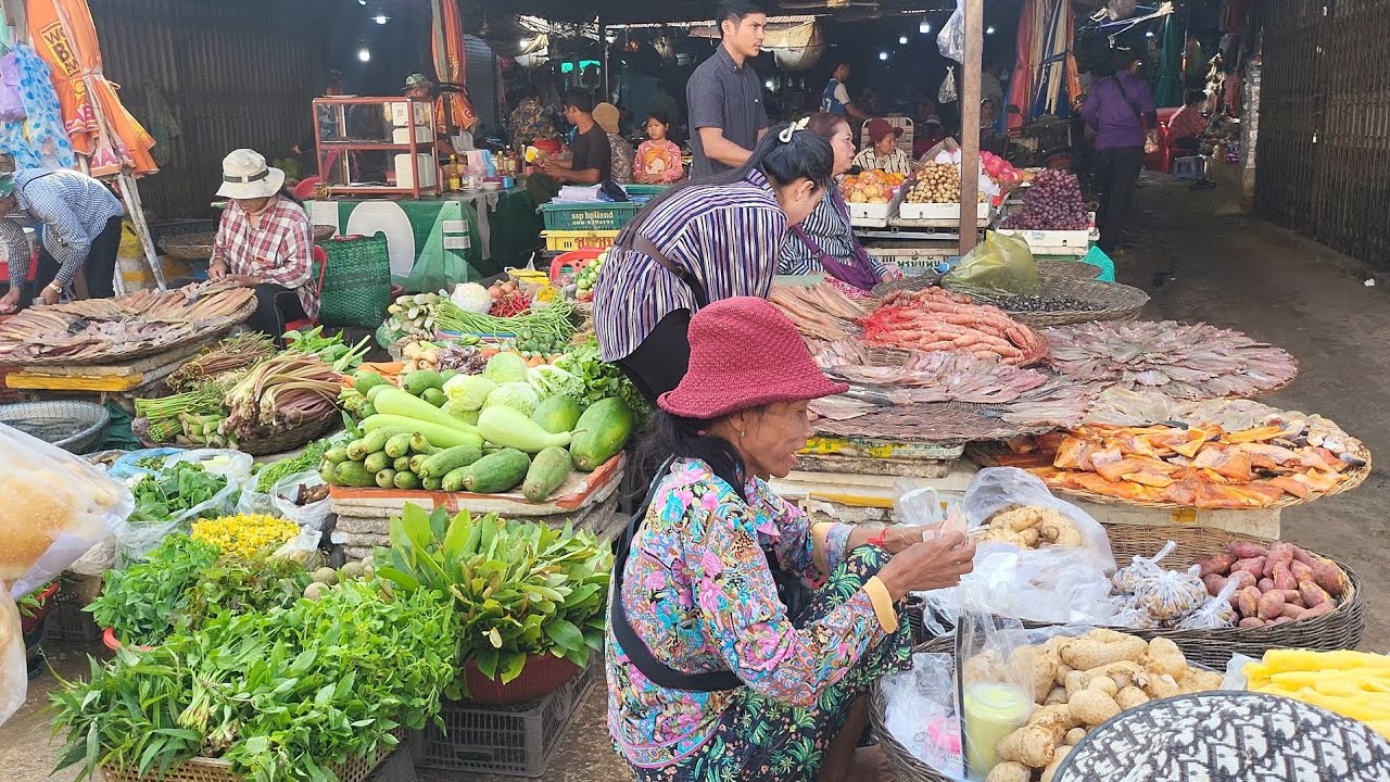 Morning Market on Saturday | People Activity on Saturday | Street Food | Market Show | Market Tour