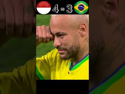 Indonesia vs Brazil 2030 World Cup Final-Pinalty Shootout Imaginary #shorts #football #youtube