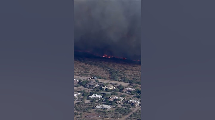 BREAKING: Massive 'Diamond Fire' burns area near Scottsdale homes #shorts