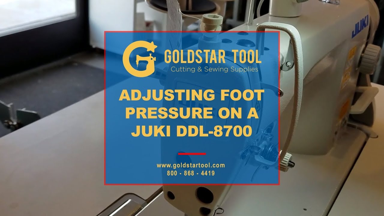Narrow presser foot for Juki DU-1181N - Sewing Gold