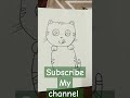 Easy kitty Drawing #drawing #simpletricks #cute #cat