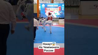 Нокаут на Чемпионате России #тхэквондо #taekwondo #tkd #ткд #единоборства #боевыеискусства