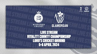 MIDDLESEX V GLAMORGAN LIVE STREAM | COUNTY CHAMPIONSHIP DAY TWO