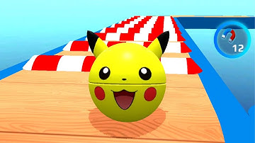 Sky Rolling Ball 3D Gameplay Speedrun Max All Levels 587