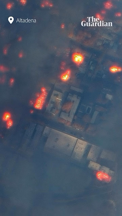 California wildfires: before and after images of Los Angeles fire damage