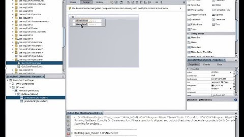 JAVA 14장. QuizCardPlayer GUI 만들기 (GUI 빌더 사용)