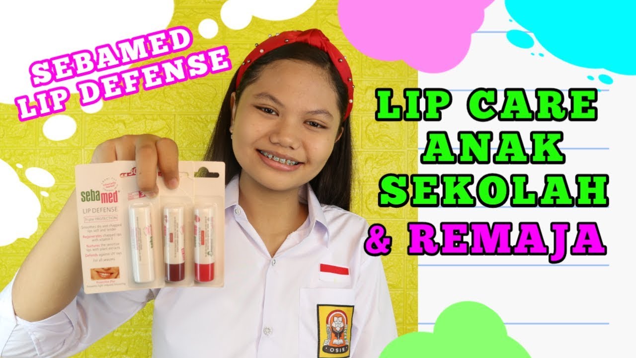 Lip Balm Anak SEKOLAH & Remaja SEBAMED LIP DEFENSE DUNIA GADIZ
