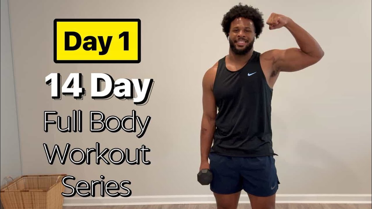 14 Day Easy & Simple Full Body Workout Challenge - YouTube
