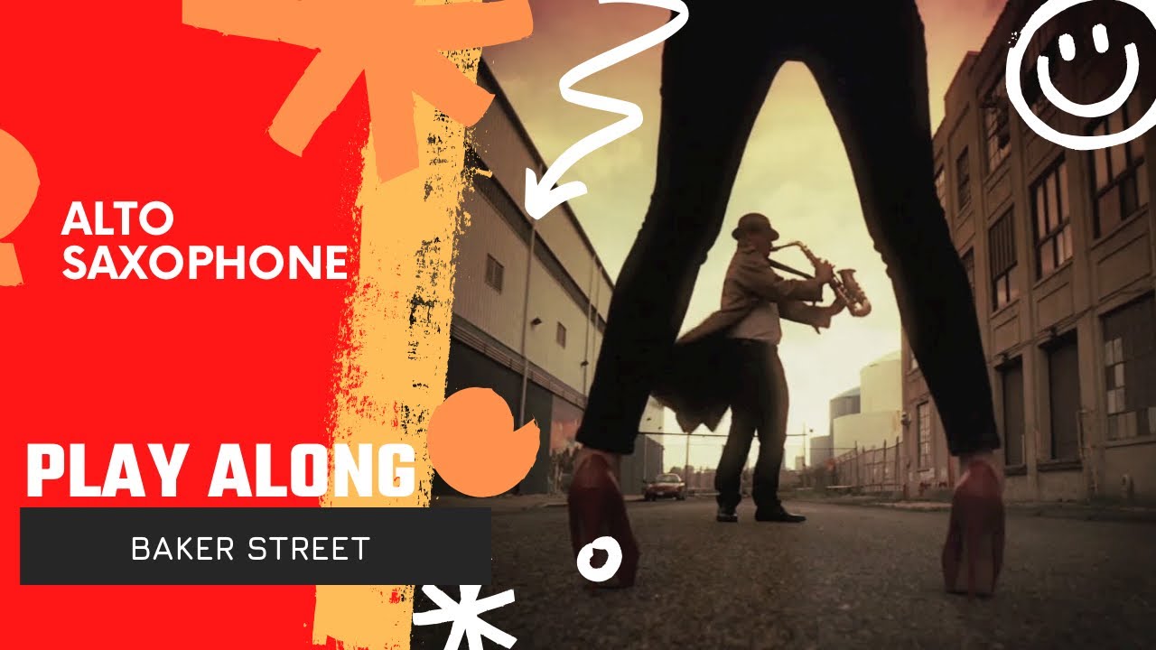 BAKER STREET for ALTO SAX Play Along with score YouTube