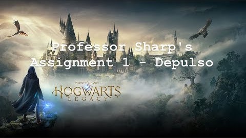 Hogwarts Legacy - The Depulso Spell (Professor Sharp