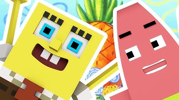Minecraft SPONGEBOB MODDED HIDE N