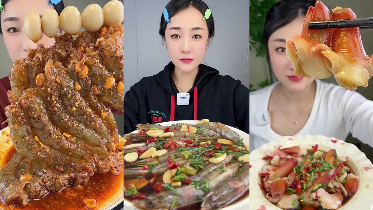 【Yummy】Spicy Shrimp Sauce+Spicy Shrimp+Orchid Clam🦐🐚🍋🧄🌶🥜