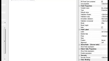 AA List Control - Cascading Lists