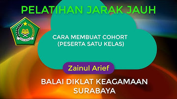 Membuat Cohort di moodle