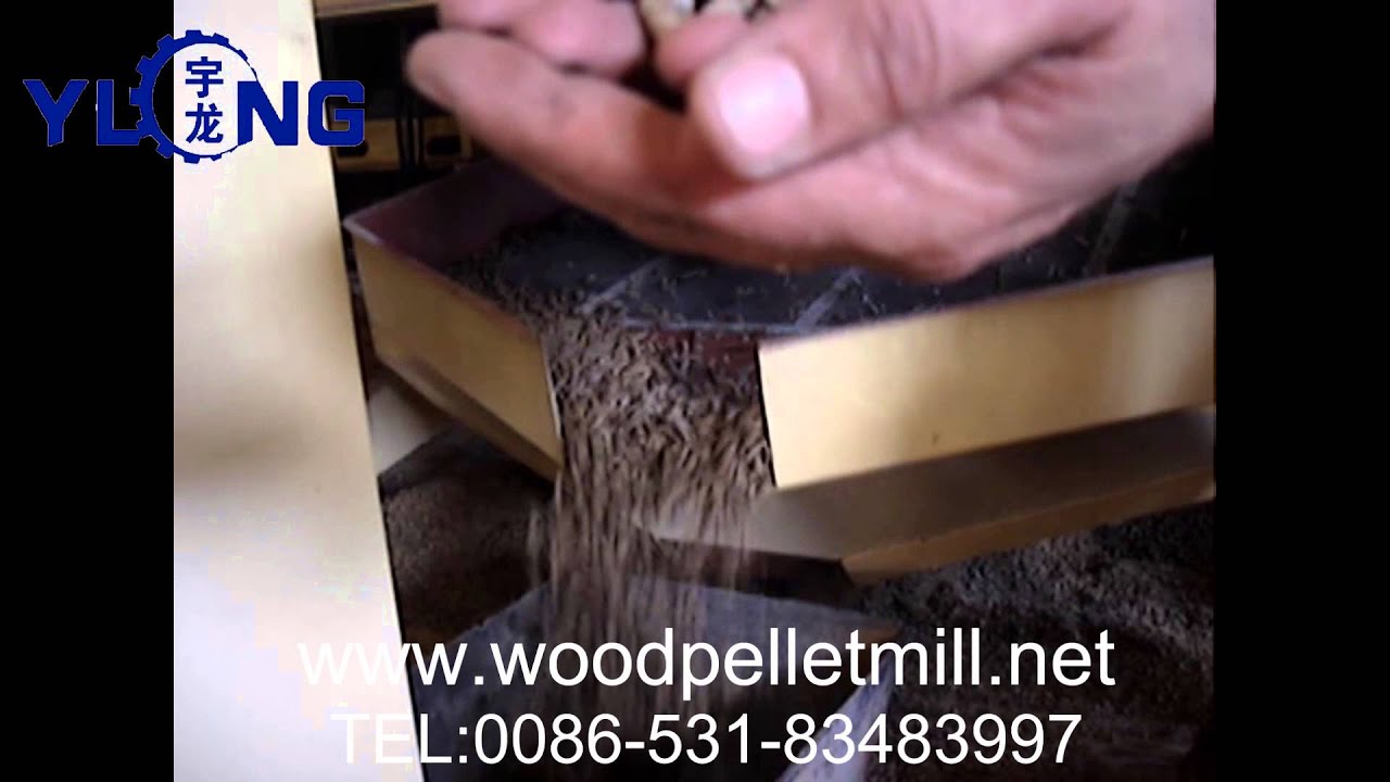 Energy saving rice husk pellet mill for fuel