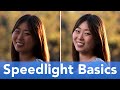 Speedlight basics  outdoor portraits with off camera flash