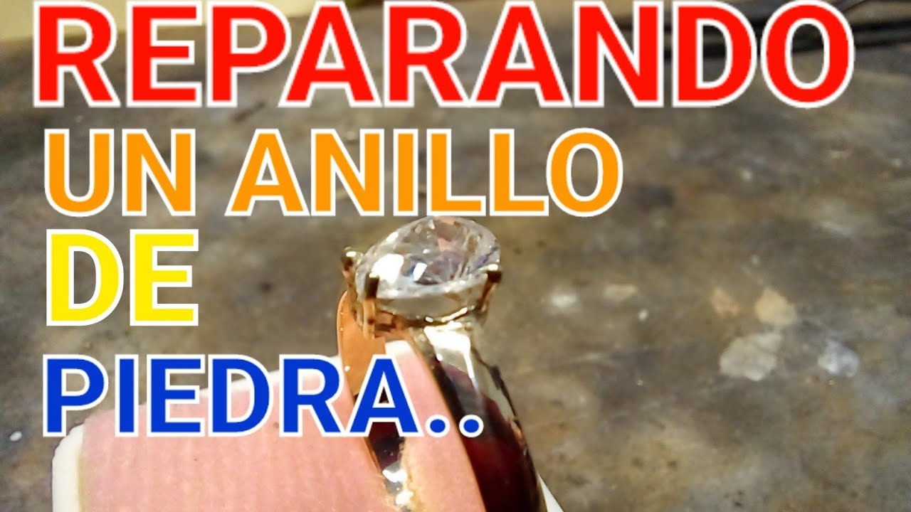 VIDEO DE HECHURAS Y REPARACION DE UN ANILLO DE ORO CON PIEDRA. #