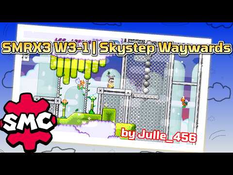 Super Mario Construct: SMRX3 W3-1 | Skystep Waywards by Julle_456
