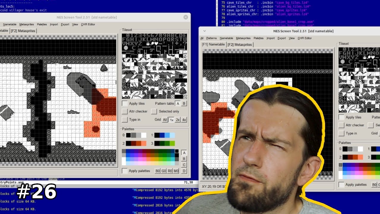 Making NES game #26 : I pretend I did something, when in reality ...