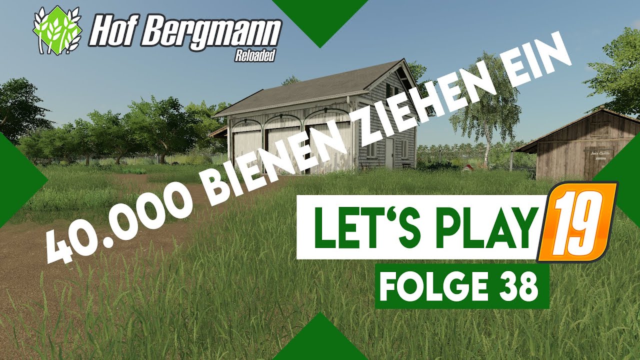 LS19 Hof Bergmann 1.0.0.7 038 OMG 40 000 Bienen gekauft!