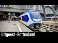 Train Cab Ride NL / Uitgeest - Amsterdam - Gouda - Rotterdam / SLT Sprinter / Nov 2019