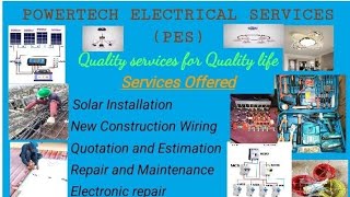 PowerTech Electrical Services for Quality guaranteed Electrical and Solar Services call 0712110058