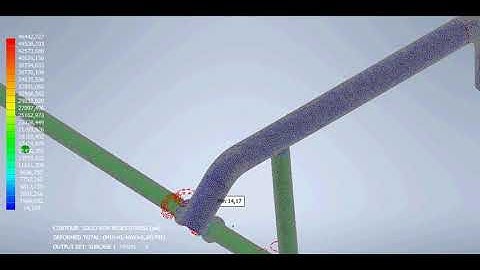 PIPING STRESS EXPANSION ANALYSIS (INIVENTOR)