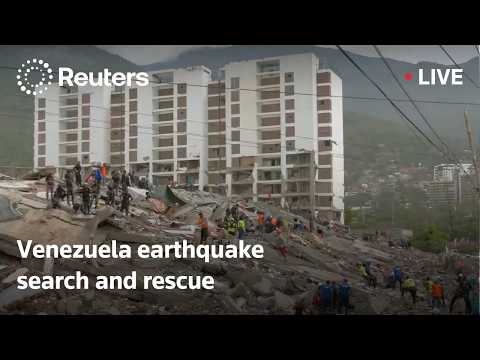 LIVE: Search for victims of Venezuela earthquakes in La Guaira