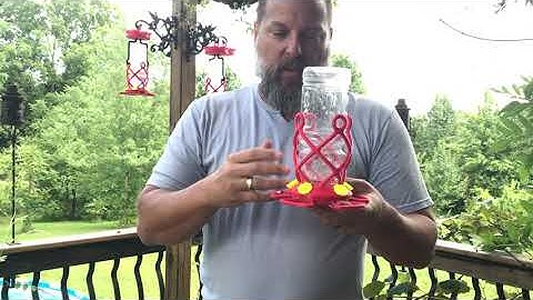3D Printed Hummingbird Feeder #2
