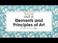 Art Appreciation (Elements and Principles of Art)