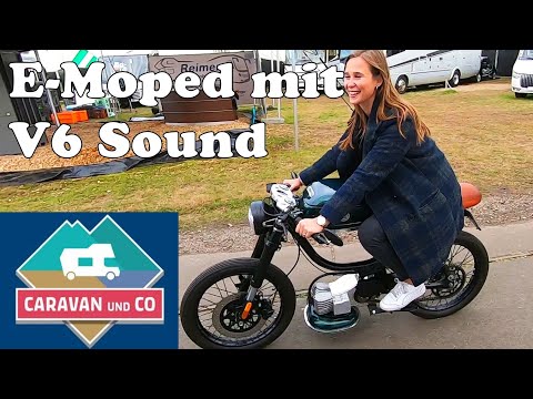 V6-Sound incl. Fehlzündungen - Metorbike zeigt sein elektrisches Moped aus Hamburg - Caravan und Co
