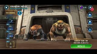 COLISEUM DRYAX Battles!!! | SWGOH | Daily plays #005 