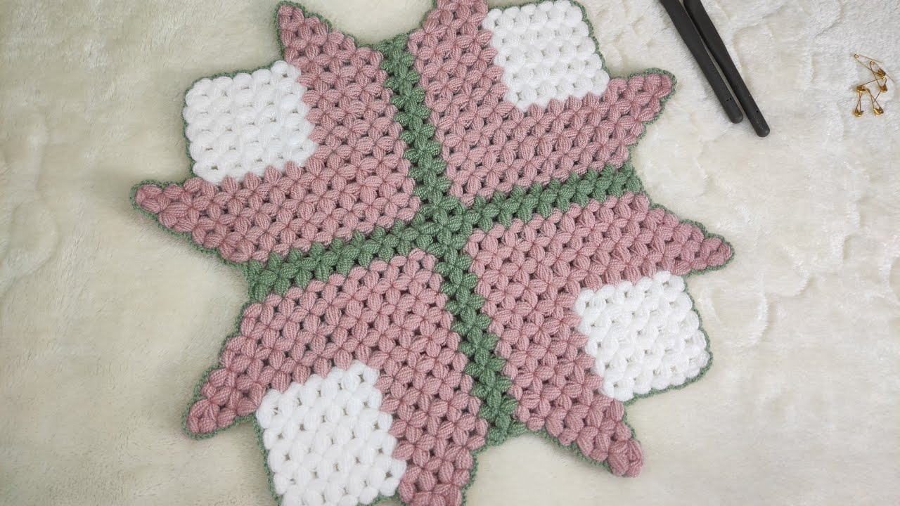 2025 YENİ ÇOK GÜZEL ÇOK KOLAY LALELİ KARE LİF MODELİ ADIM ADIM YAPILIŞI