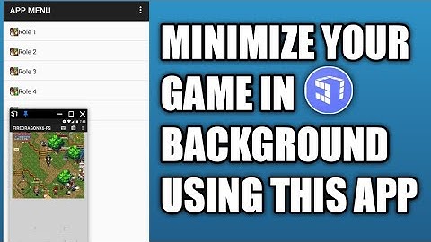 Minimize your Game in Background using this App | Useful App | F1 VM Lite | ZERO2MODS
