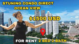 Stuning Condo Direct Ocean VIew  🌊 RENT ONLY $1500 USD 🔥| Zire Wongamat Beach