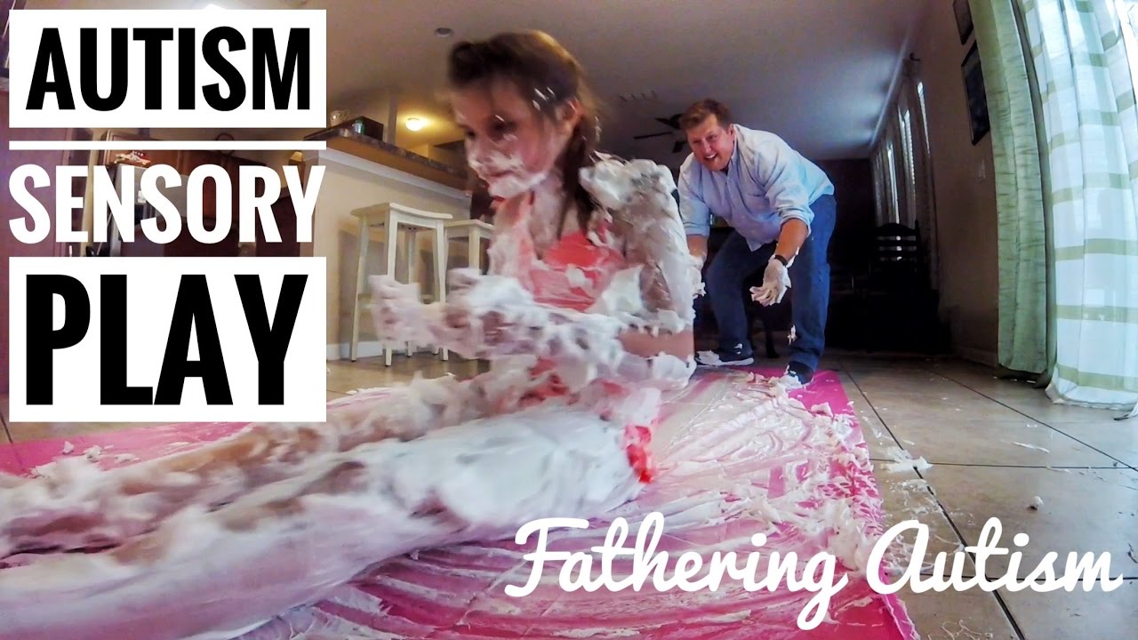 DIY Sensory Play | Shaving Cream Slide - YouTube