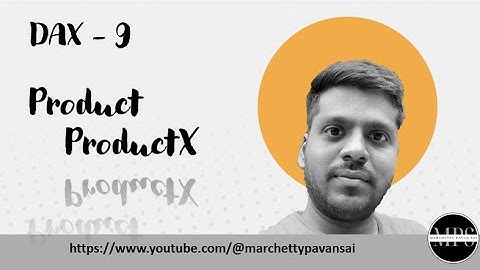 DAX | POWER BI | Aggregation | PRODUCT and PRODUCTX Functions