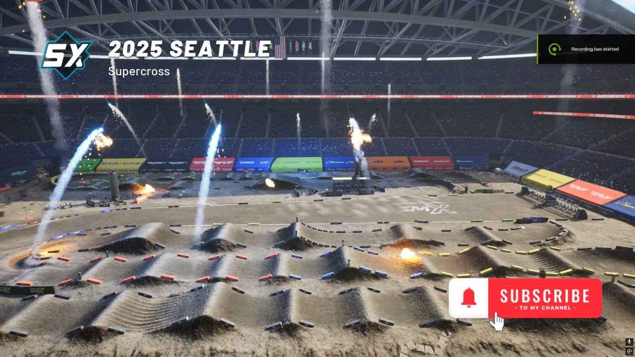 2025 Seattle – Honda CRF450 | Supercross Gameplay