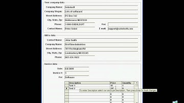 Sobolsoft com   How To Use Excel Invoice Template Software