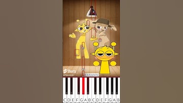 SIMON 😎 GRAFFITI 🥵💀INCREDIBOX SPRUNKI😍🙈 #sprunki (@Juicyysuzzy) - Octave Piano Tutorial