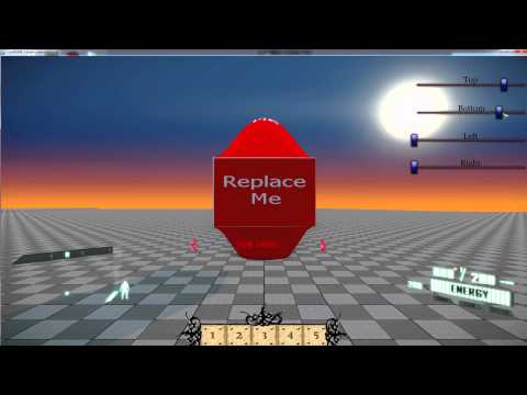 My Cryengine Character Creation System Test Cube