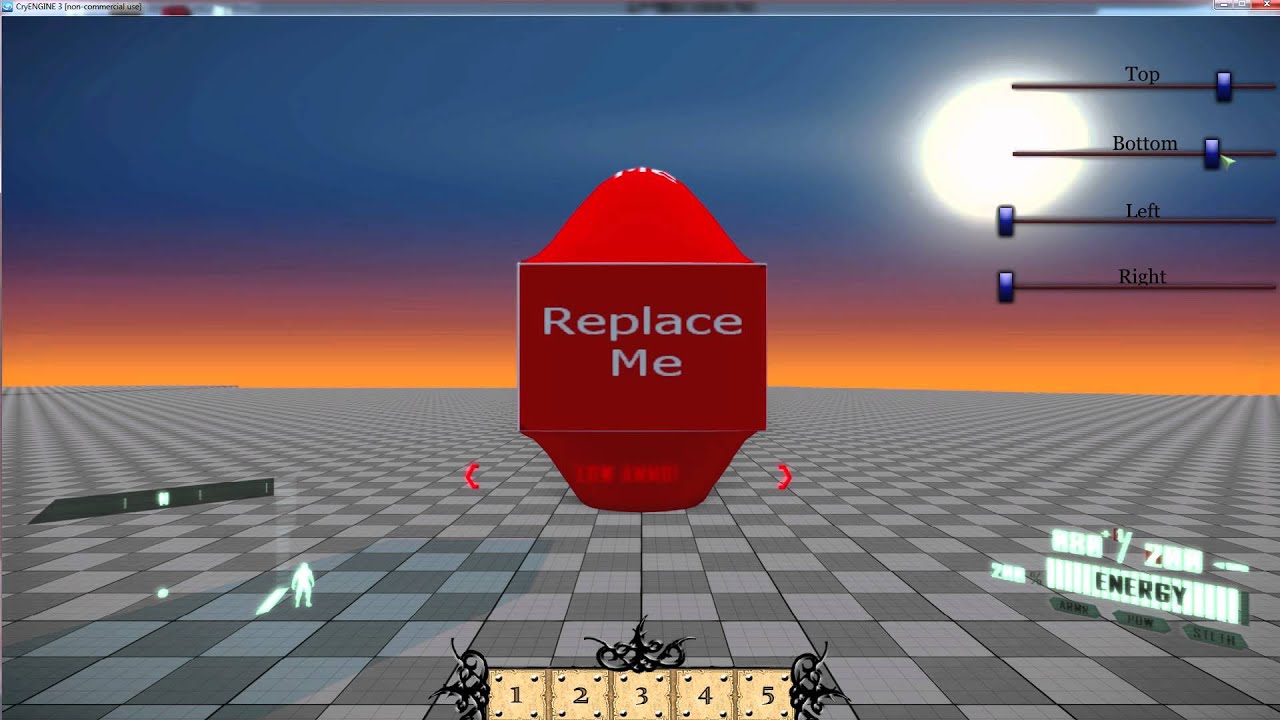 My Cryengine Character Creation System Test Cube - YouTube