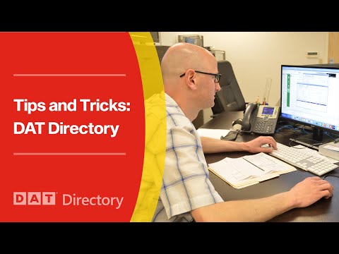 How to Manage your Reputation in the DAT Directory
