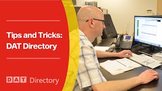 How to Manage your Reputation in the DAT Directory