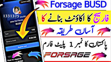 How to Create Forsage Account -  Forsage Per Account Kaise Banaye - forsage