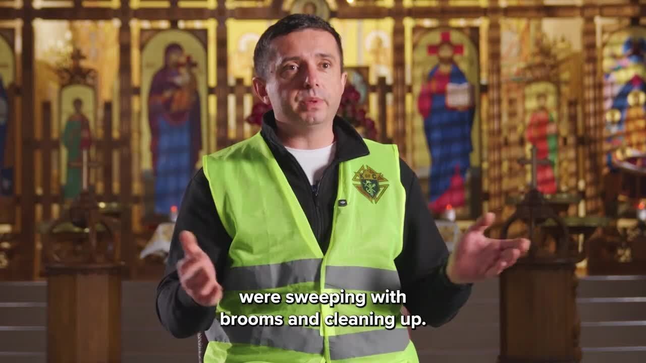 Ukraine Knights Rebuild Parish After Shelling